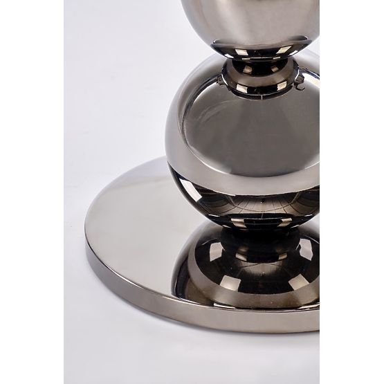 CARLA coffee table, black/silver (1p=1pc)