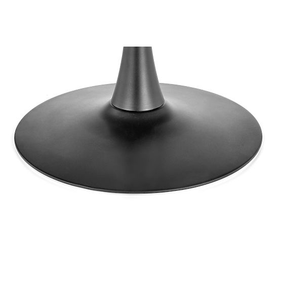 CARMELO round table, top - walnut, leg - black (3p=1pc)