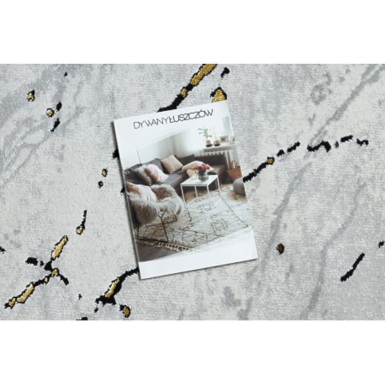 Carpet ALLURE 1963 Marble - Structural, Stylish, Glamour White / Gold