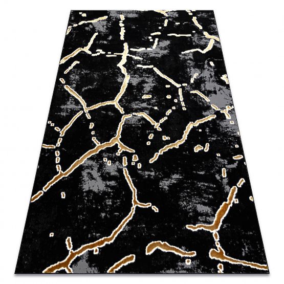 Carpet ALLURE 1967 Marble - Structural, Stylish, Glamour Black / Gold