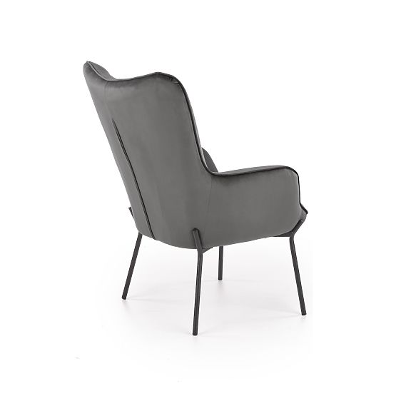 CASTEL Relaxation Chair Black / Light Gray