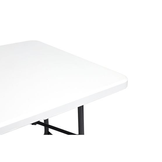 Catering Set Banquet Table 180 cm 2 Benches White ModernHome