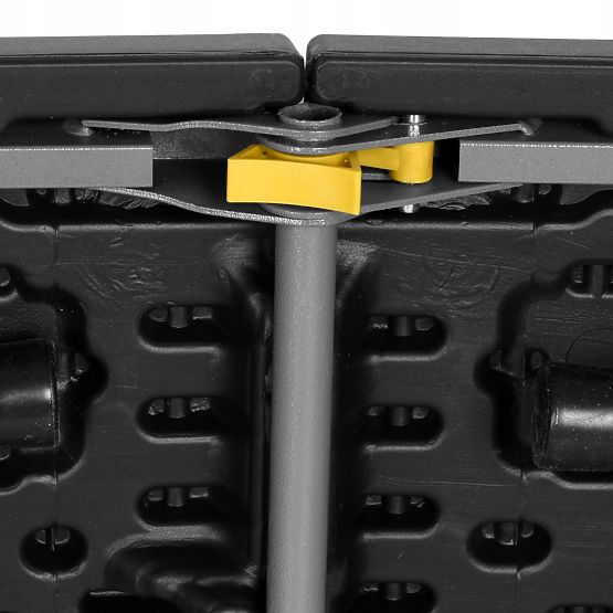 Catering Set FETA BLACK 180 cm + 6 BLACK Chairs