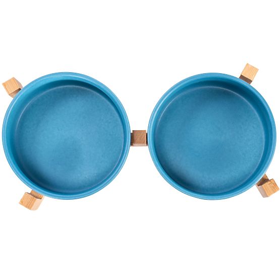 Ceramic Bowls for Dogs or Cats Blue PJ-080