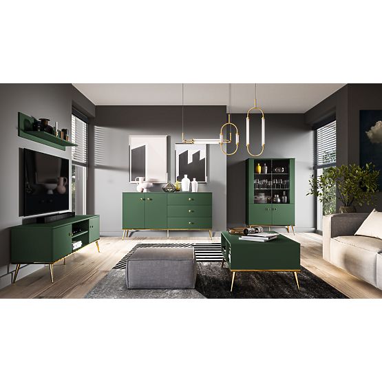 Chest of drawers Forest larger - green