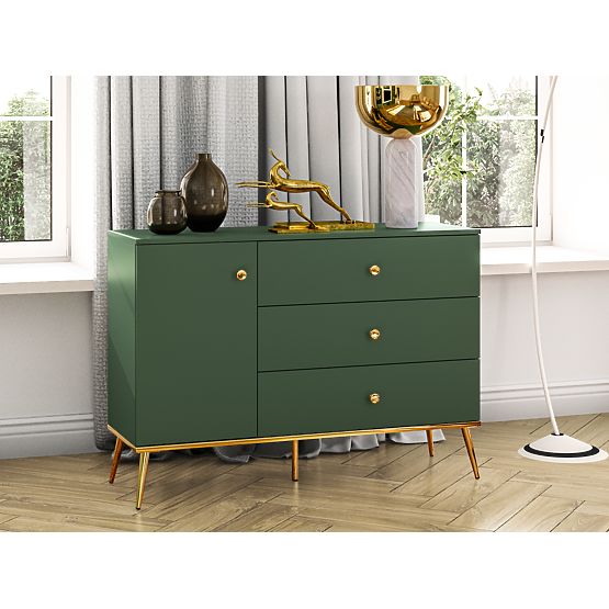 Chest of drawers Forest smaller - green