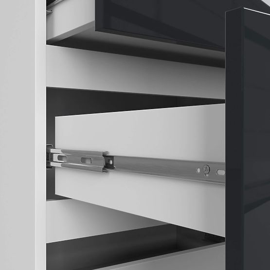 CHEST OF DRAWERS K120 10 DRAWERS CLP PK GRAPHITE GLOSS