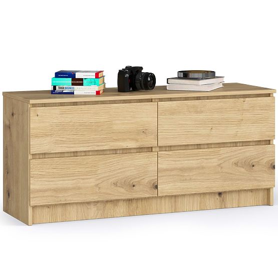 CHEST OF DRAWERS K120 4SZ CLP PK OAK ARTISAN
