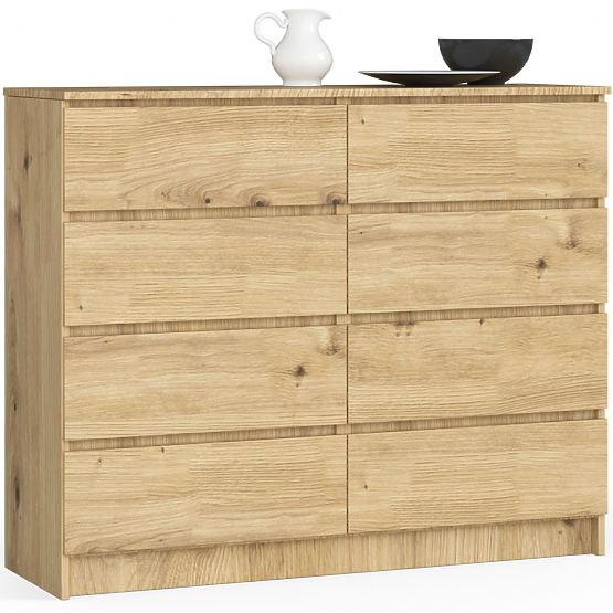 CHEST OF DRAWERS K120 8SZ CLP ARTISAN OAK