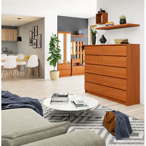 CHEST OF DRAWERS K140 10SZ CLP ALDER