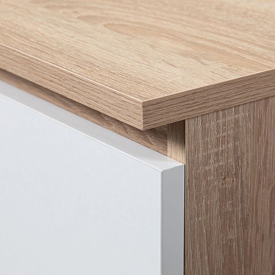 CHEST OF DRAWERS K160 8SZ CLP PK OAK SONOMA / WHITE