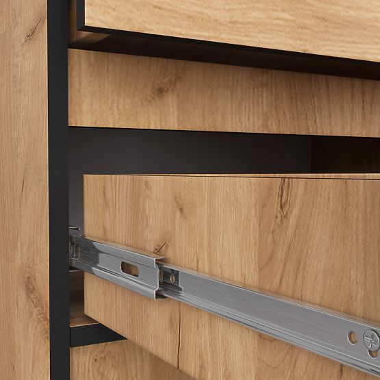 CHEST OF DRAWERS K60 2SZ CLP PK CRAFT OAK