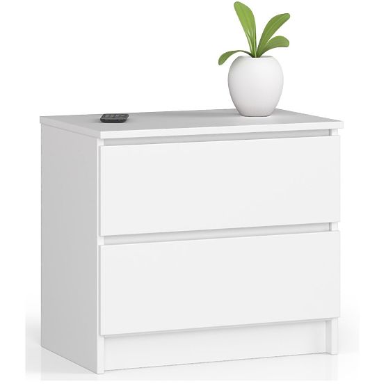 CHEST OF DRAWERS K60 2SZ CLP PK WHITE