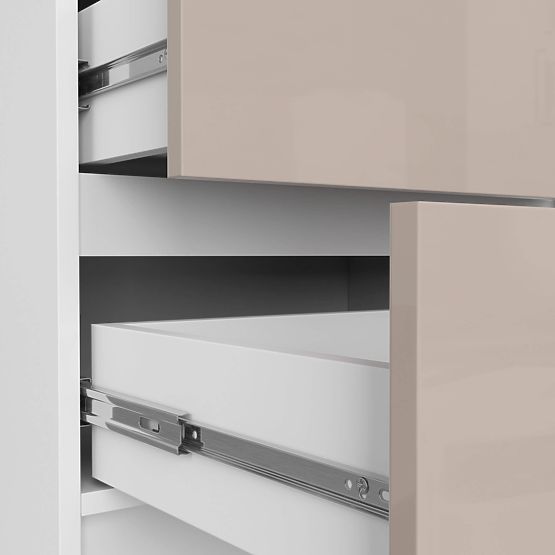 CHEST OF DRAWERS K60 5SZ CLP PK CAPPUCCINO GLOSS