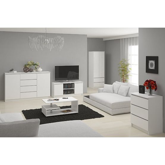CHEST OF DRAWERS K60 6SZ CLP PK WHITE