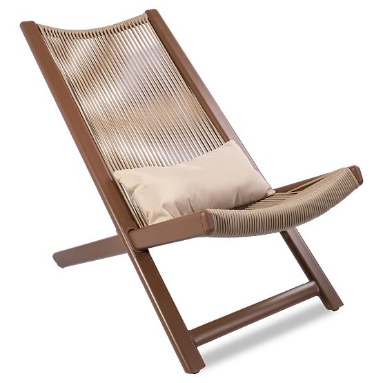 CHILL TOFFI Patio Furniture Set: Loungers and Table