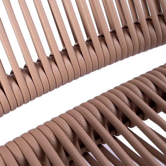 CHILL TOFFI Patio Furniture Set: Loungers and Table