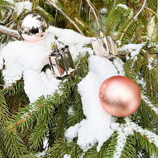 CHRISTMAS BALL MIX 311437 pink