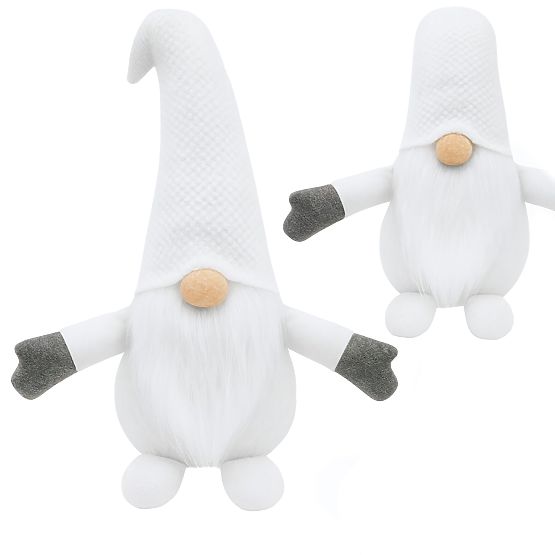 Christmas Gnome 35cm YX045 White