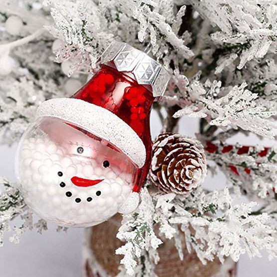 CHRISTMAS ORNAMENTS RED AND WHITE 78PCS SYSD1688-113