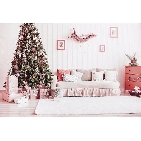 CHRISTMAS ORNAMENTS ROSE RED 36PCS 311433