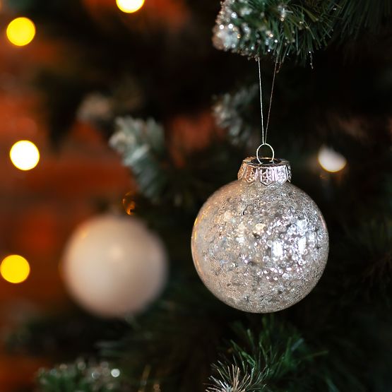 Christmas Ornaments White 30pcs sysd1688-057