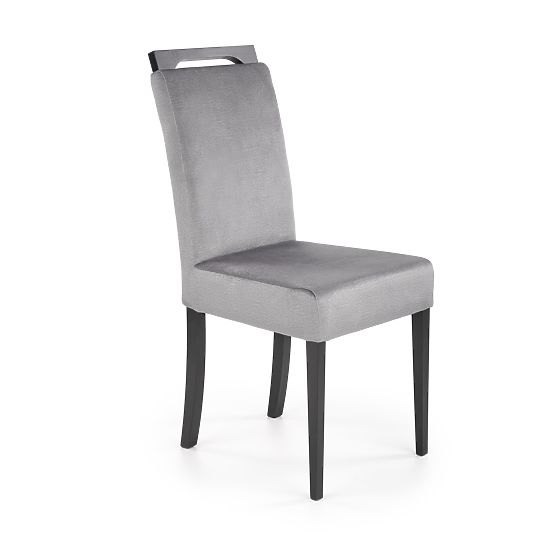 CLARION 2 Chair Black / Upholstery: MONOLITH 85 (Ash) (1p=2pcs)