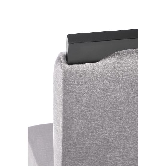 CLARION 2 Chair Black / Upholstery: MONOLITH 85 (Ash) (1p=2pcs)