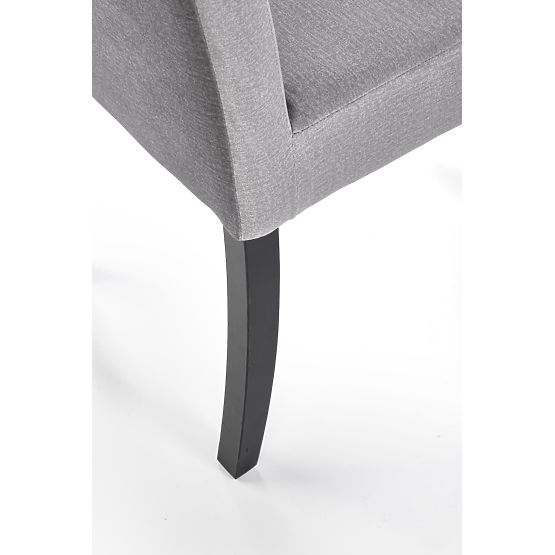 CLARION 2 Chair Black / Upholstery: MONOLITH 85 (Ash) (1p=2pcs)