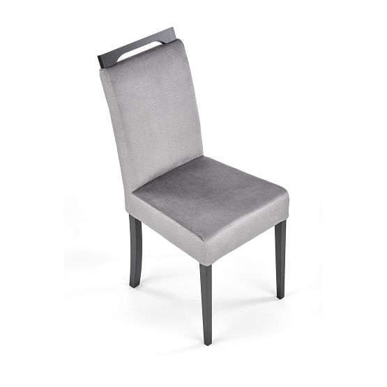 CLARION 2 Chair Black / Upholstery: MONOLITH 85 (Ash) (1p=2pcs)