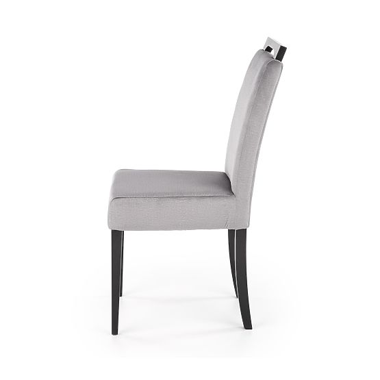CLARION 2 Chair Black / Upholstery: MONOLITH 85 (Ash) (1p=2pcs)