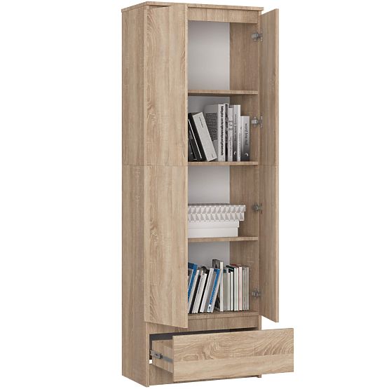 CLOSED SHELF R60 2D 1SZ CLP PK OAK SONOMA