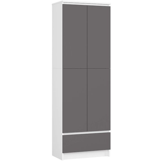 CLOSED SHELF R60 2D 1SZ CLP PK WHITE / GRAY