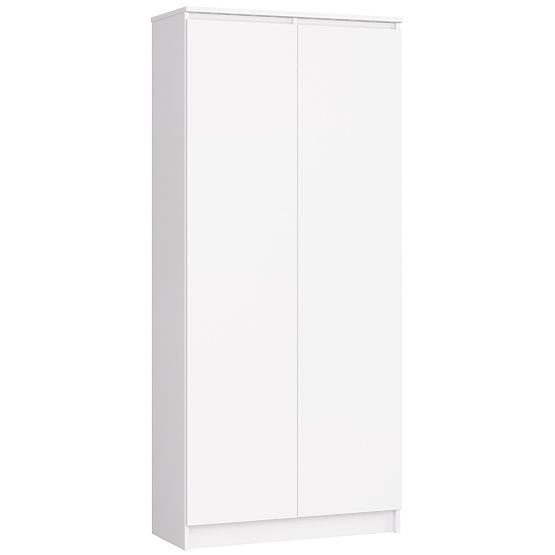 CLOSED SHELF R80 2D 8P CLP WHITE