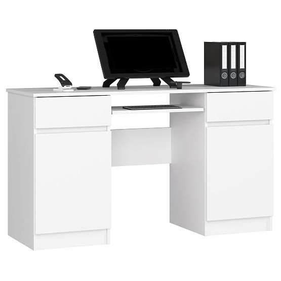 CLP A5 2D 2SZ WHITE DESK