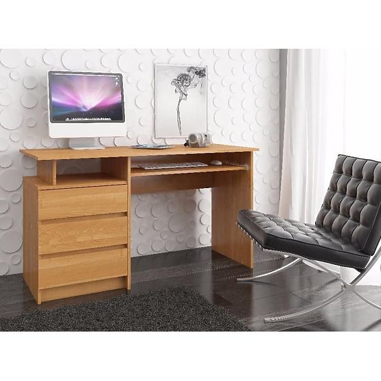 WRITING DESK CLP 135cm PK ALDER