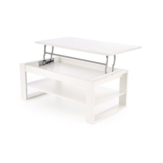 Coffee Table BETTY with Extendable Top White (2p=1pc)
