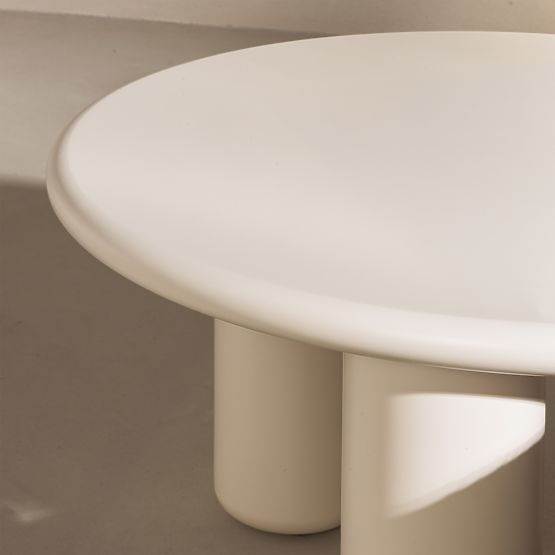 Coffee Table Blair 60 cm, Cream, Matte