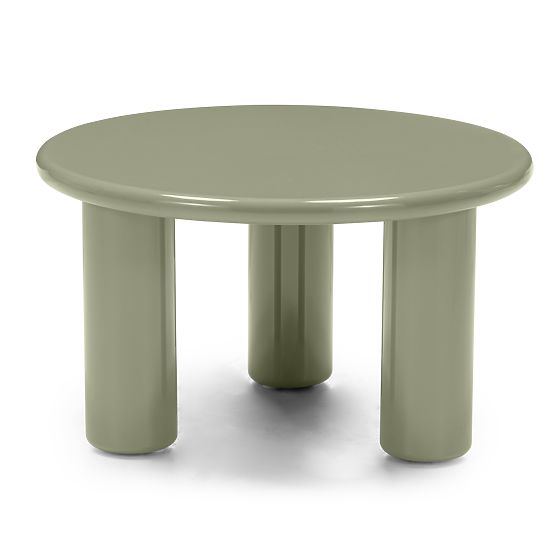 Coffee Table Blair 60 cm, Olive, Glossy