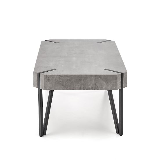Coffee Table EMILY Concrete/Black (1p=1pc)