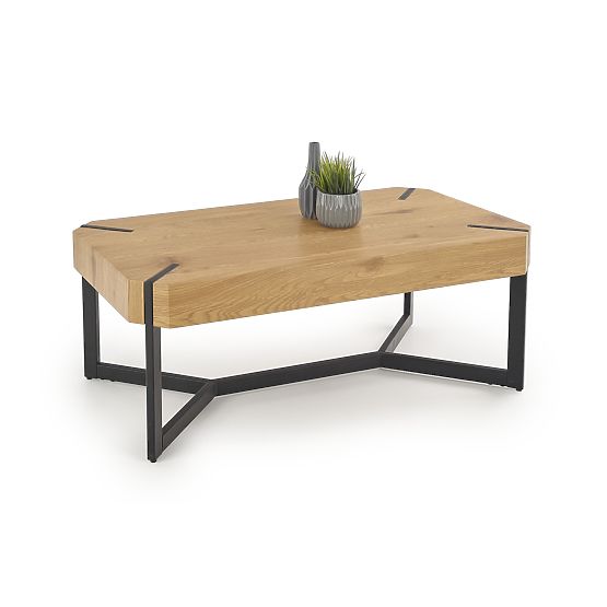 Coffee Table LAVIDA - Golden Oak/Black