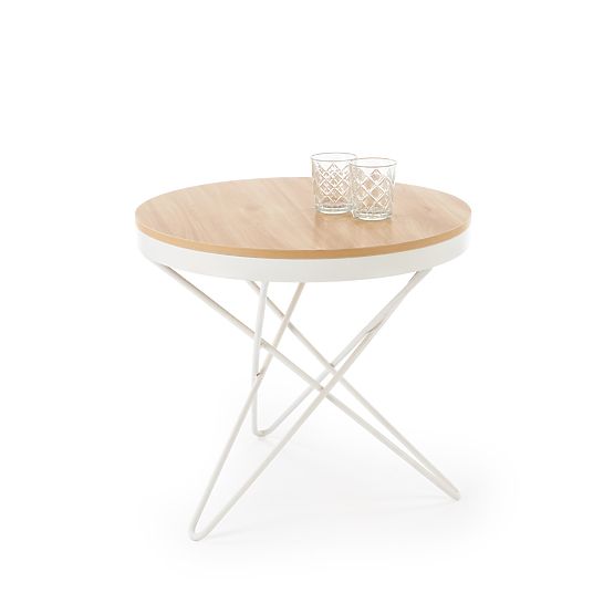 Coffee Table LEILA, Natural / White