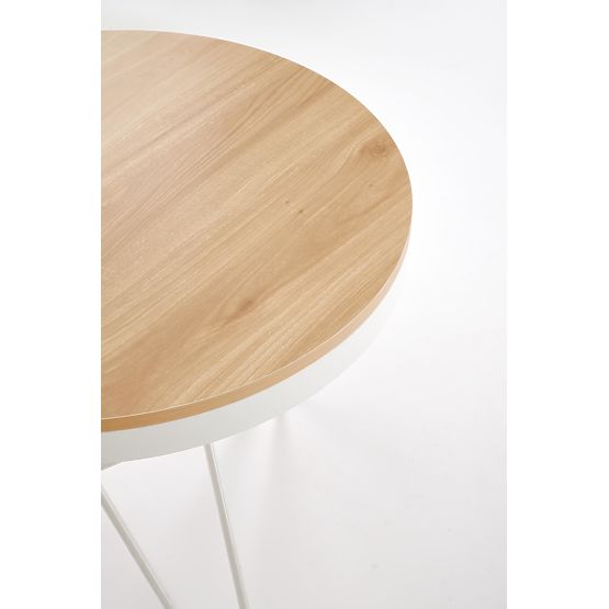 Coffee Table LEILA, Natural / White
