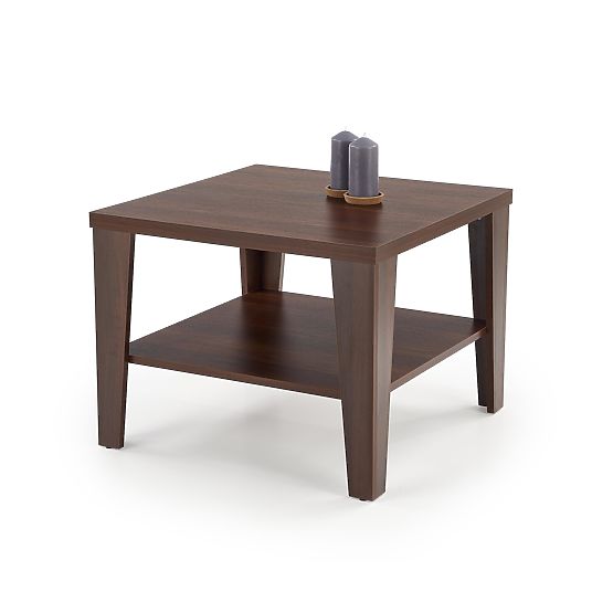 Coffee Table MANTA KWADRAT - Dark Walnut