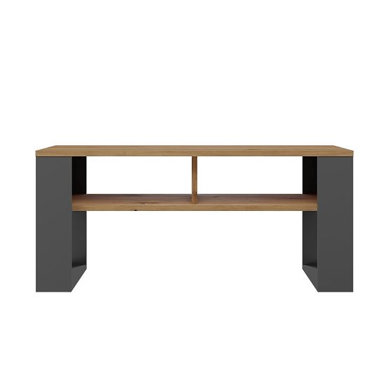 Coffee Table Modern 2P ANTHRACITE ARTISAN