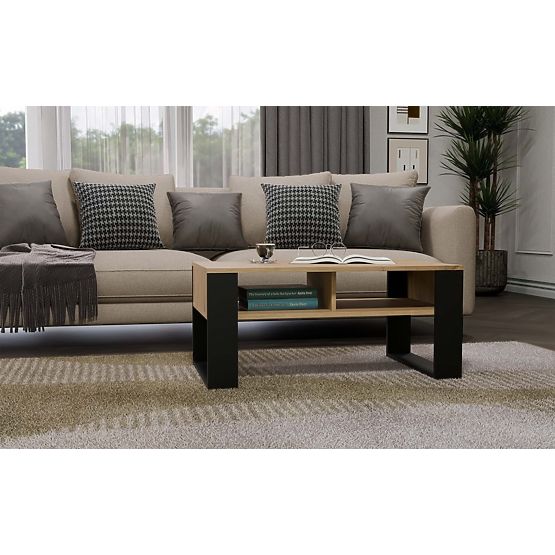 Coffee Table Modern 2P ARTISAN BLACK