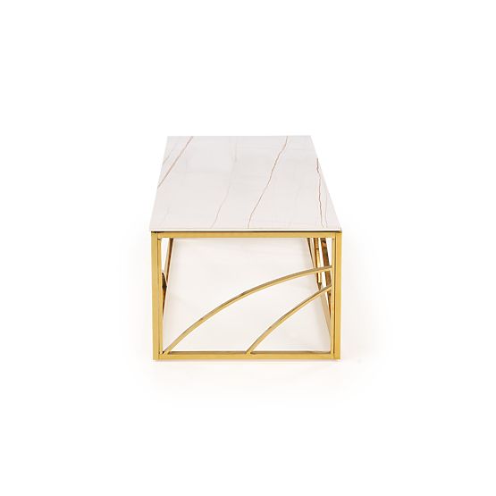 Coffee Table UNIVERSE 3, White Marble / Gold (2p=1pc)