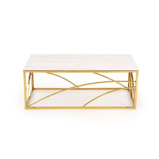 Coffee Table UNIVERSE 3, White Marble / Gold (2p=1pc)