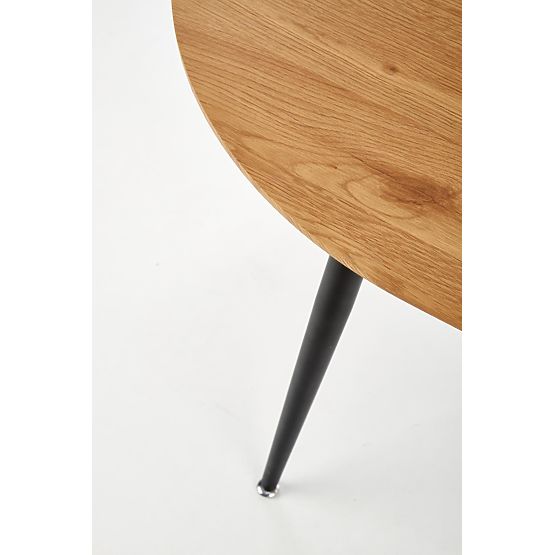 COLORADO Extendable Table, Top - Golden Oak, Frame - Black (2p=1pc)