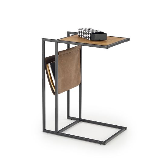 COMPACT Coffee Table Golden Oak/Black (1p=1pc)